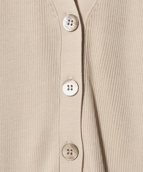 未使用【ユナイテッドアローズ】Vネック カーディガン　シルク　イエロー　F アウトレットのカーディガン / ボレロ（イエロー）の商品一覧