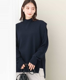 MK MICHEL KLEIN | 2024AW/配色ニットベスト×クルーネックニット ツインセット/洗える(ニット/セーター)