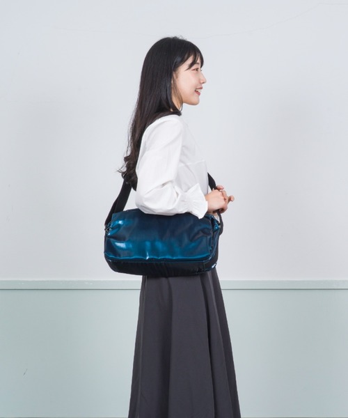 ACOC(アコック)の「【ACOC/アコック】ショルダーバッグ Rectangle Messenger Bag(ショルダーバッグ・レディース・ネイビー/ブラック/シルバー・FREE)」の17枚目の写真