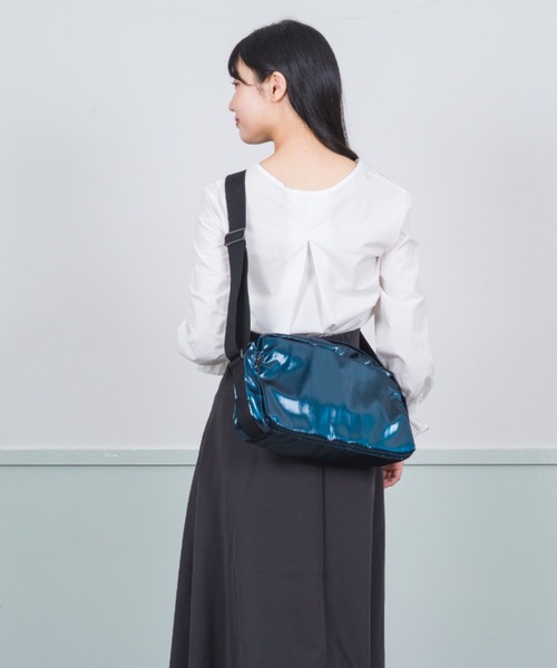 ACOC(アコック)の「【ACOC/アコック】ショルダーバッグ Rectangle Messenger Bag(ショルダーバッグ・レディース・ネイビー/ブラック/シルバー・FREE)」の18枚目の写真