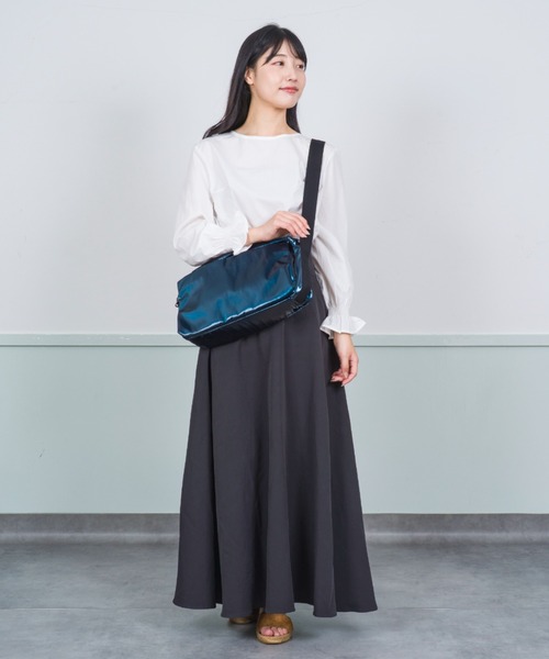 ACOC(アコック)の「【ACOC/アコック】ショルダーバッグ Rectangle Messenger Bag(ショルダーバッグ・レディース・ネイビー/ブラック/シルバー・FREE)」の20枚目の写真