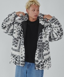 WEGO | WEGO/【24年秋冬新作】ボアパターンフードブルゾン(ブルゾン)