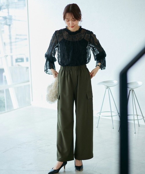 美品✨コグザビッグスモーク　イージーカーゴパンツ　カーキ セール】【3サイズ展開】新色追加/イージーカーゴパンツ（カーゴパンツ