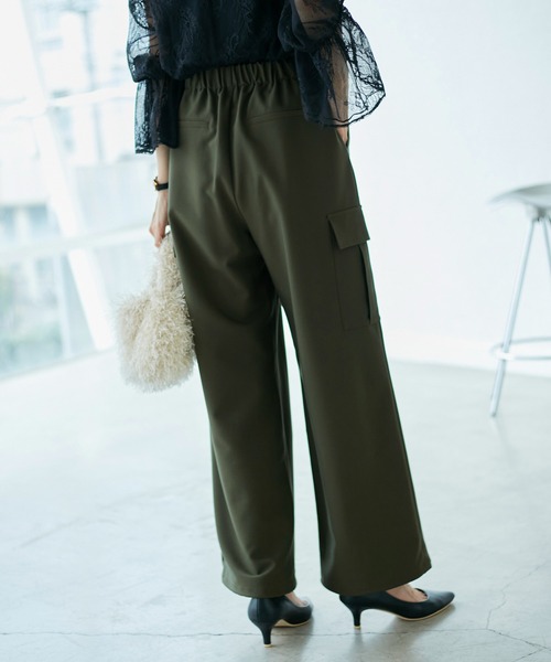 ROPE' PICNIC(ロペピクニック)の「【3サイズ展開】新色追加/イージーカーゴパンツ(カーゴパンツ・レディース・グリーン系その他2/ネイビー/チャコールグレー/ライトグレー/ベージュ・36/38/40)」の12枚目の写真