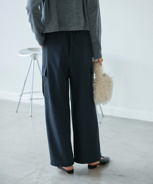 ROPE' PICNIC(ロペピクニック)の「【3サイズ展開】新色追加/イージーカーゴパンツ(カーゴパンツ・レディース・グリーン系その他2/ネイビー/チャコールグレー/ライトグレー/ベージュ・36/38/40)」の19枚目の写真