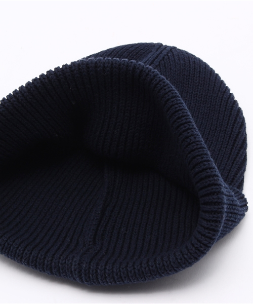 Norse Projects（ノースプロジェクツ）の「NORSE PROJECTS(ノース プロジェクツ)  BEANIES（ニットキャップ/ビーニー・メンズ・ネイビー/オレンジ・FREE）」の5枚目の写真