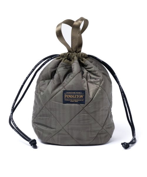 PENDLETON（ペンドルトン）の「QTドローバッグ（ハンドバッグ・メンズ・オリーブドラブ/ベージュ/ブラック系その他・FREE）」の3枚目の写真