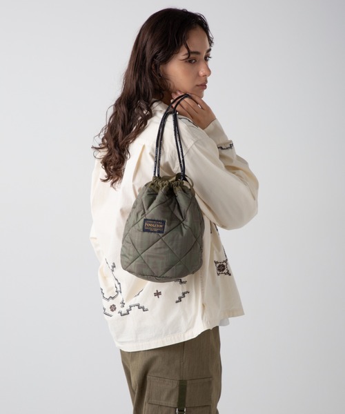 PENDLETON（ペンドルトン）の「QTドローバッグ（ハンドバッグ・メンズ・オリーブドラブ/ベージュ/ブラック系その他・FREE）」の18枚目の写真