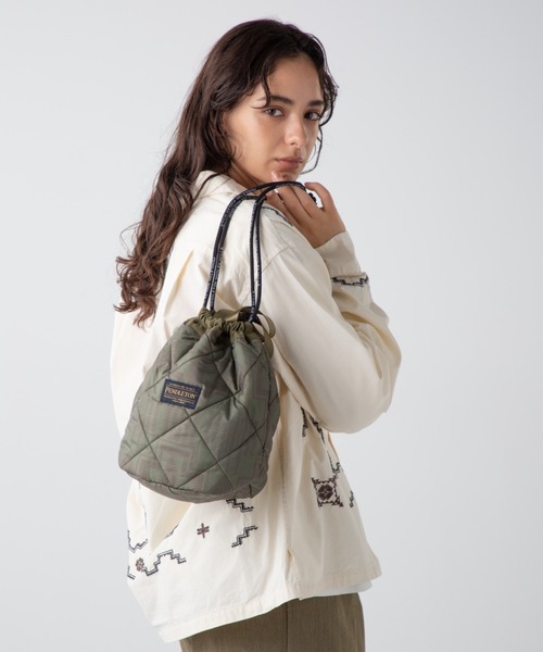 PENDLETON（ペンドルトン）の「QTドローバッグ（ハンドバッグ・メンズ・オリーブドラブ/ベージュ/ブラック系その他・FREE）」の20枚目の写真