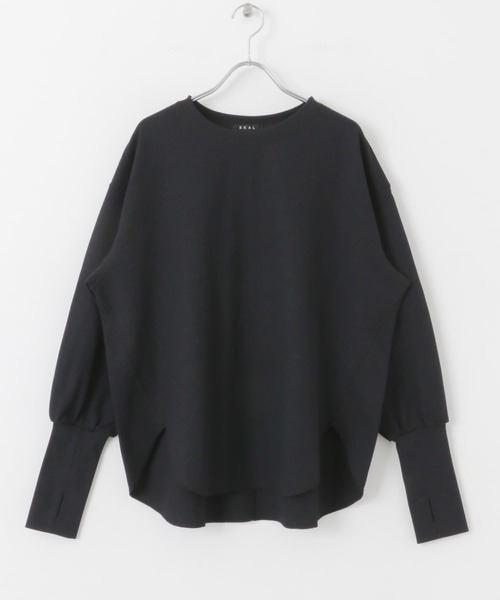 EKAL(エカル)の「AIR FLEX サーマル カットソー(Tシャツ/カットソー・レディース・ブラック/ホワイト/イエロー・ONE)」の16枚目の写真