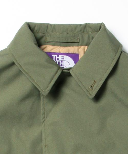 BEAMS（ビームス）の「●THE NORTH FACE PURPLE LABEL × BEAMS / 別注 ステンカラーコート（ステンカラーコート・メンズ・ブラック/オリーブ/ネイビー・MEDIUM/LARGE/SMALL）」の22枚目の写真