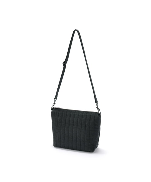 MUJI Labo（ムジラボ）の「〔MUJI Labo〕和紙混ショルダーバッグ（ショルダーバッグ・メンズ・キナリ/ブラック・ONE SIZE）」の2枚目の写真
