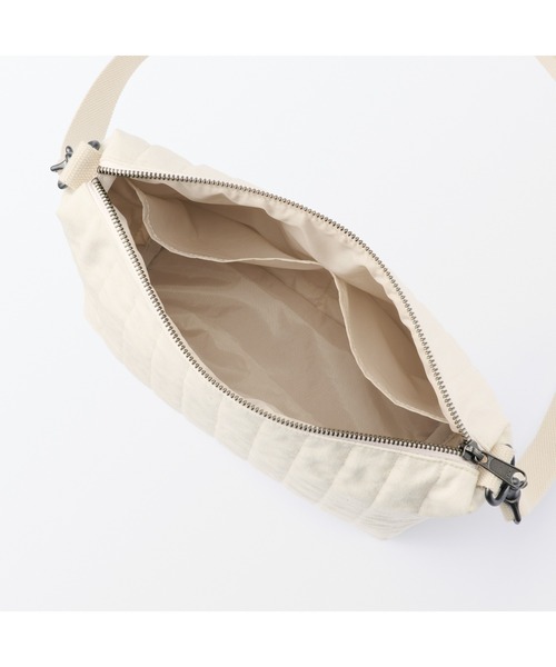MUJI Labo（ムジラボ）の「〔MUJI Labo〕和紙混ショルダーバッグ（ショルダーバッグ・メンズ・キナリ/ブラック・ONE SIZE）」の5枚目の写真