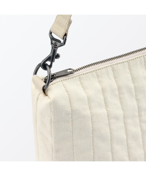 MUJI Labo（ムジラボ）の「〔MUJI Labo〕和紙混ショルダーバッグ（ショルダーバッグ・メンズ・キナリ/ブラック・ONE SIZE）」の8枚目の写真