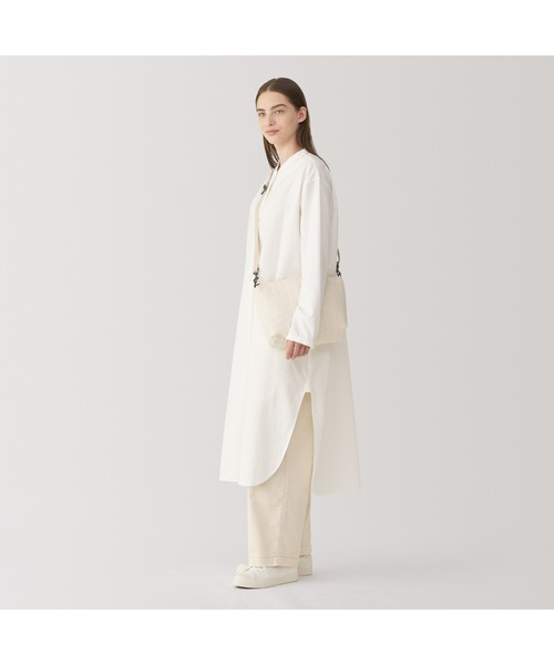 MUJI Labo（ムジラボ）の「〔MUJI Labo〕和紙混ショルダーバッグ（ショルダーバッグ・メンズ・キナリ/ブラック・ONE SIZE）」の9枚目の写真