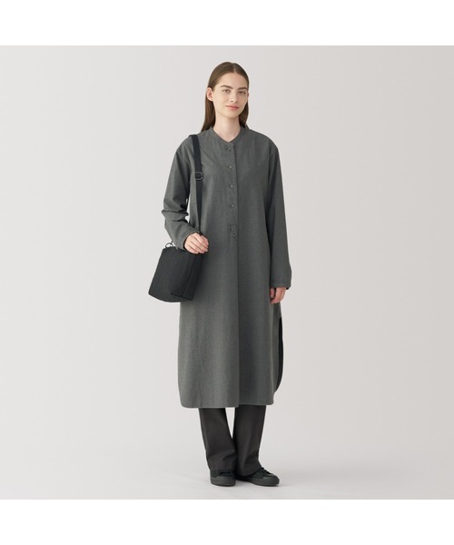 MUJI Labo（ムジラボ）の「〔MUJI Labo〕和紙混ショルダーバッグ（ショルダーバッグ・メンズ・キナリ/ブラック・ONE SIZE）」の16枚目の写真