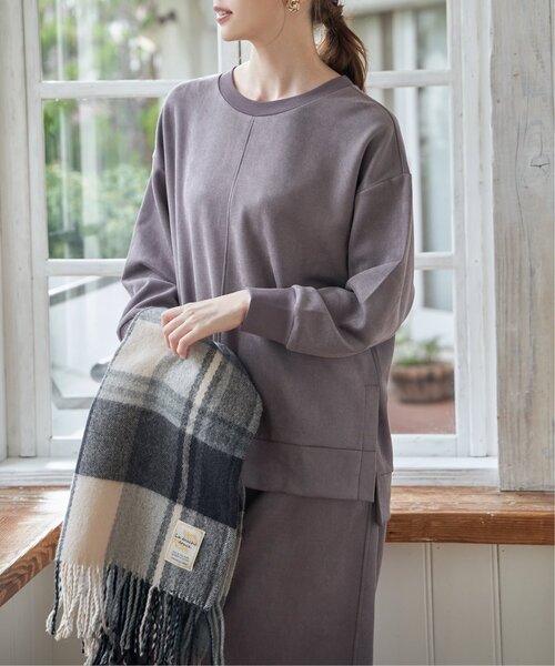 ikka（イッカ）の「ウォッシャブルマルチチェックマフラー（マフラー・レディース・ブルー/イエロー/レッド/ネイビー/ベージュ/グレー/グリーン/ブラック/イエロー系/ブラウン系・FREE）」の18枚目の写真