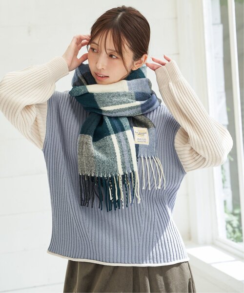 セール】ウォッシャブルマルチチェックマフラー（マフラー）｜ikka