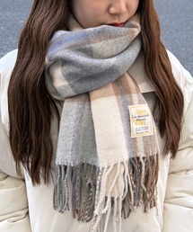 ikka（イッカ）の「ウォッシャブルマルチチェックマフラー（マフラー）」