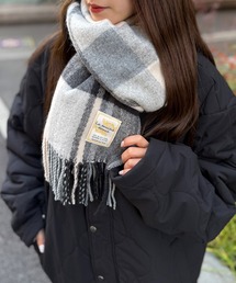 ikka（イッカ）の「ウォッシャブルマルチチェックマフラー（マフラー）」