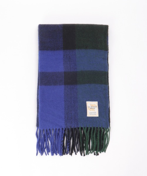 ikka（イッカ）の「ウォッシャブルマルチチェックマフラー（マフラー・レディース・ブルー/イエロー/レッド/ネイビー/ベージュ/グレー/グリーン/ブラック/イエロー系/ブラウン系・FREE）」の13枚目の写真