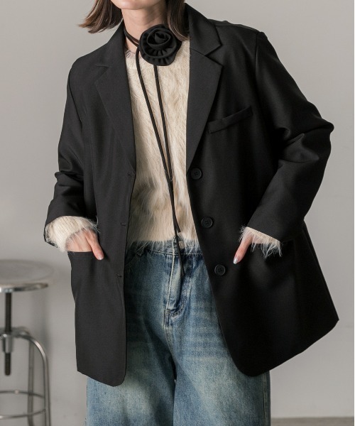 【超美品、人気】カシミア100%テーラードジャケットブラックAB5 カシミヤ ジャケット メンズ メンズテーラードジャケット | 通販