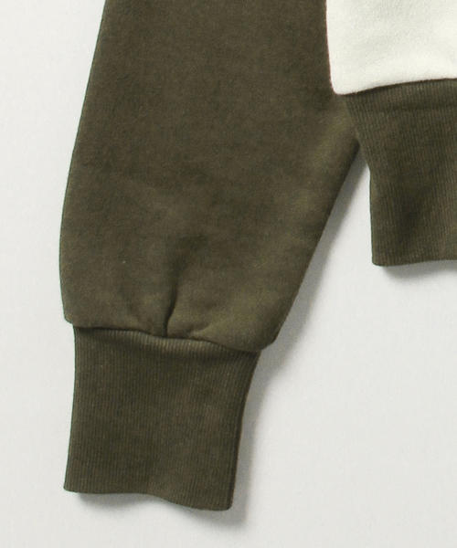 B:MING by BEAMS（ビーミングバイビームス）の「ビーミング by ビームス / 配色裏毛プルオーバー（スウェット・レディース・ブラック/ケリー・ONE SIZE）」の10枚目の写真