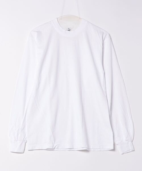 LOS ANGELES APPAREL(ロサンゼルスアパレル)の「【Los Angeles Apparel /ロサンゼルス アパレル】 Long Sleeve Grmnt Dye CrewNeck 6.5oz 1807GD ヘビーウェイト ロンT MADE IN USA(Tシャツ/カットソー・メンズ・ブラック/ホワイト/スミクロ・MEDIUM/LARGE/X-LARGE/SMALL)」の2枚目の写真