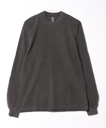 【Los Angeles Apparel /ロサンゼルス アパレル】 Long Sleeve Grmnt Dye CrewNeck 6.5oz 1807GD ヘビーウェイト ロンT MADE IN USA