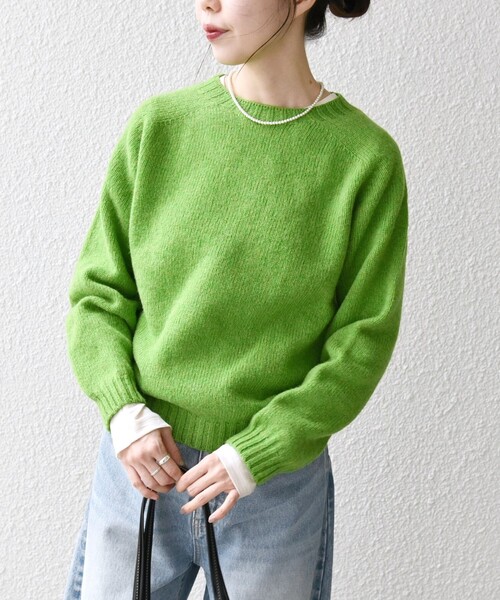 セール】【SHIPS any別注】Harley of Scotland:〈手洗い可能