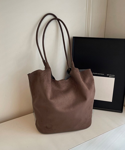 Miniministore(ミニミニストア)の「トートバッグ 肩掛けバッグ ポーチ付秋冬(トートバッグ・レディース・ブラック/ワインレッド/キャメル/ブラウン・FREE)」の10枚目の写真