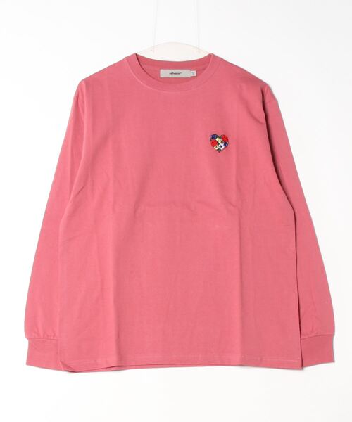 rehacer（レアセル）の「rehacer : Loose Color Point L/S（Tシャツ/カットソー・メンズ・グリーン/ピンク/イエロー/オレンジ/ブルー/ブラック/ホワイト・MEDIUM/LARGE/SMALL/X-LARGE）」の21枚目の写真