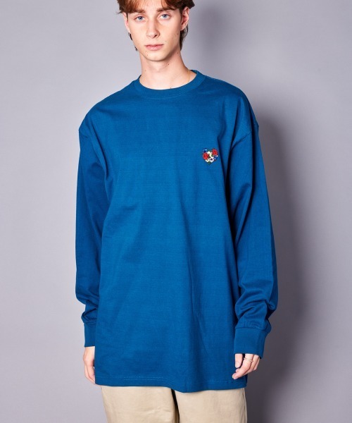 rehacer（レアセル）の「rehacer : Loose Color Point L/S（Tシャツ/カットソー・メンズ・グリーン/ピンク/イエロー/オレンジ/ブルー/ブラック/ホワイト・MEDIUM/LARGE/SMALL/X-LARGE）」の17枚目の写真
