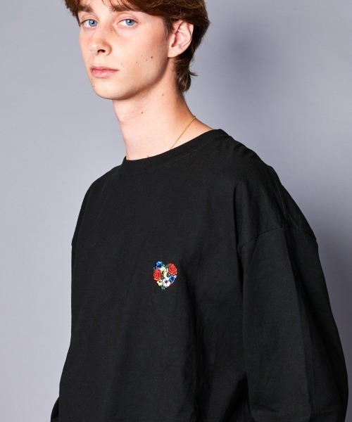 rehacer（レアセル）の「rehacer : Loose Color Point L/S（Tシャツ/カットソー・メンズ・グリーン/ピンク/イエロー/オレンジ/ブルー/ブラック/ホワイト・MEDIUM/LARGE/SMALL/X-LARGE）」の13枚目の写真