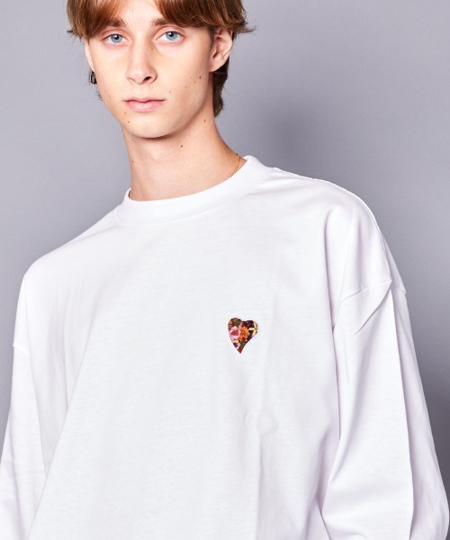 rehacer（レアセル）の「rehacer : Loose Color Point L/S（Tシャツ/カットソー・メンズ・グリーン/ピンク/イエロー/オレンジ/ブルー/ブラック/ホワイト・MEDIUM/LARGE/SMALL/X-LARGE）」の11枚目の写真