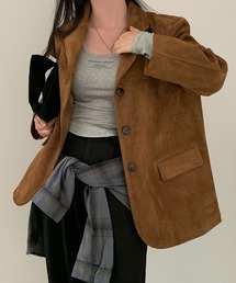 Diosfront | スエードテーラードジャケット(テーラードジャケット)