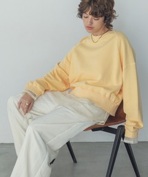 hunch（ハンチ）の「裏毛ピグメント カラースウェット（スウェット）」