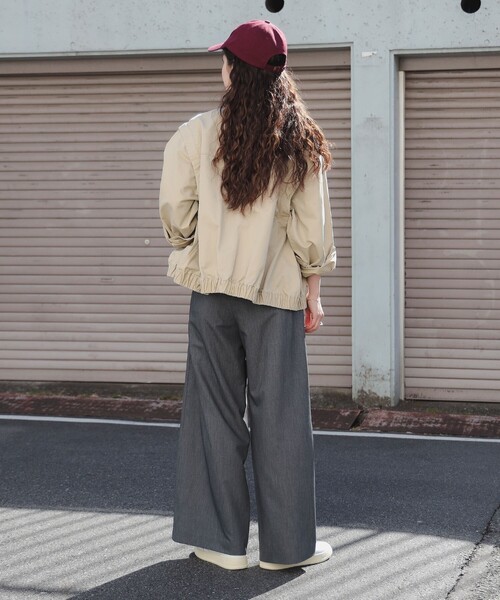 B:MING by BEAMS（ビーミングバイビームス）の「2WAY ミリタリー ブルゾン（S～M）（ブルゾン・レディース・ベージュ/オリーブ・MEDIUM/SMALL）」の14枚目の写真