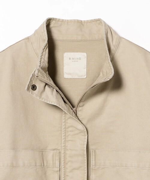 B:MING by BEAMS（ビーミングバイビームス）の「2WAY ミリタリー ブルゾン（S～M）（ブルゾン・レディース・ベージュ/オリーブ・MEDIUM/SMALL）」の19枚目の写真