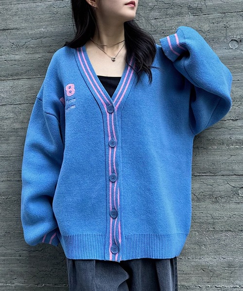 【セール】《PBLIM×ゆたせな》ハートロゴカーデ（カーディガン/ボレロ）｜PBLIM（ページボーイリム）