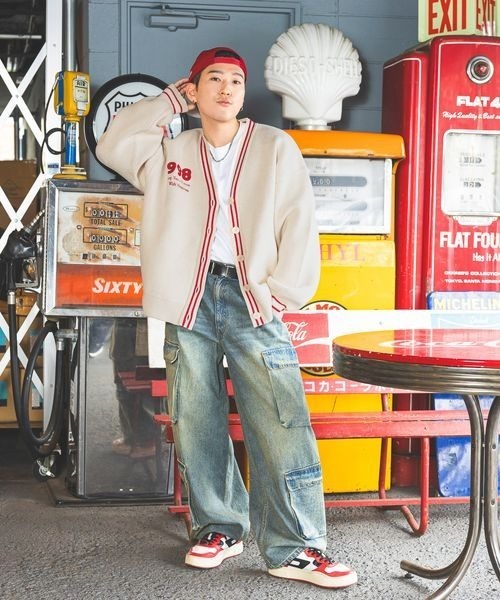 【セール】《PBLIM×ゆたせな》ハートロゴカーデ（カーディガン/ボレロ）｜PBLIM（ページボーイリム）