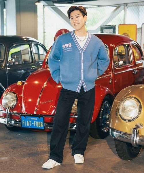 【セール】《PBLIM×ゆたせな》ハートロゴカーデ（カーディガン/ボレロ）｜PBLIM（ページボーイリム）