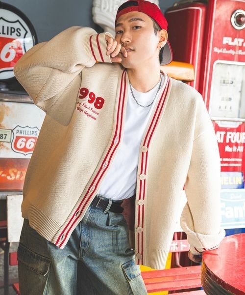 【セール】《PBLIM×ゆたせな》ハートロゴカーデ（カーディガン/ボレロ）｜PBLIM（ページボーイリム）