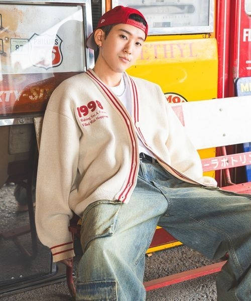 【セール】《PBLIM×ゆたせな》ハートロゴカーデ（カーディガン/ボレロ）｜PBLIM（ページボーイリム）