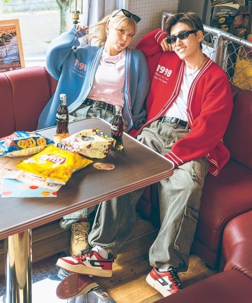 【セール】《PBLIM×ゆたせな》ハートロゴカーデ（カーディガン/ボレロ）｜PBLIM（ページボーイリム）