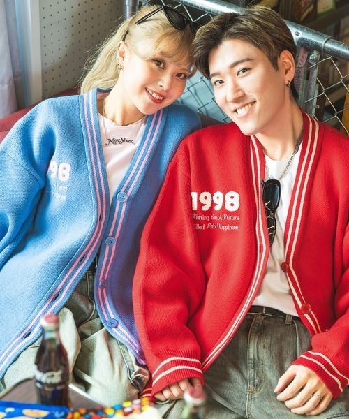 【セール】《PBLIM×ゆたせな》ハートロゴカーデ（カーディガン/ボレロ）｜PBLIM（ページボーイリム）