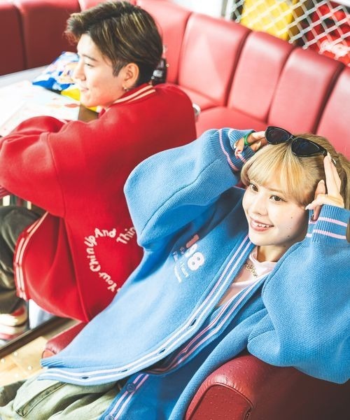 【セール】《PBLIM×ゆたせな》ハートロゴカーデ（カーディガン/ボレロ）｜PBLIM（ページボーイリム）