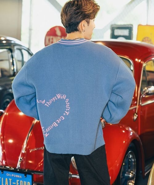 【セール】《PBLIM×ゆたせな》ハートロゴカーデ（カーディガン/ボレロ）｜PBLIM（ページボーイリム）