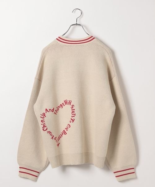 【セール】《PBLIM×ゆたせな》ハートロゴカーデ（カーディガン/ボレロ）｜PBLIM（ページボーイリム）