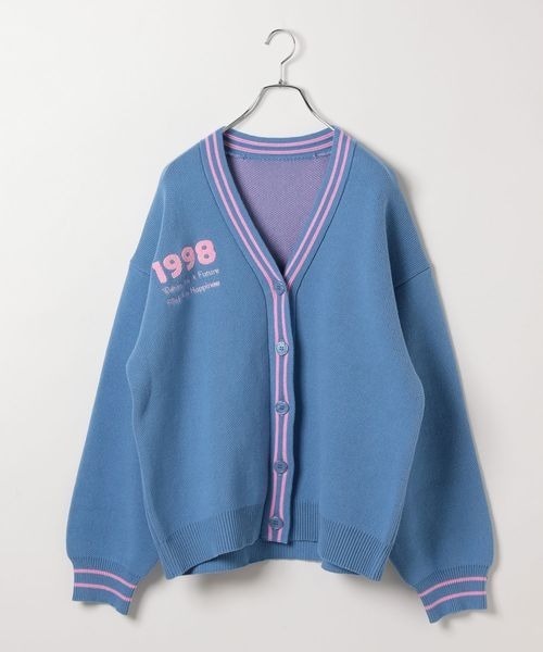 【セール】《PBLIM×ゆたせな》ハートロゴカーデ（カーディガン/ボレロ）｜PBLIM（ページボーイリム）